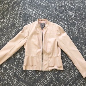 Light pink Guess leather jacket